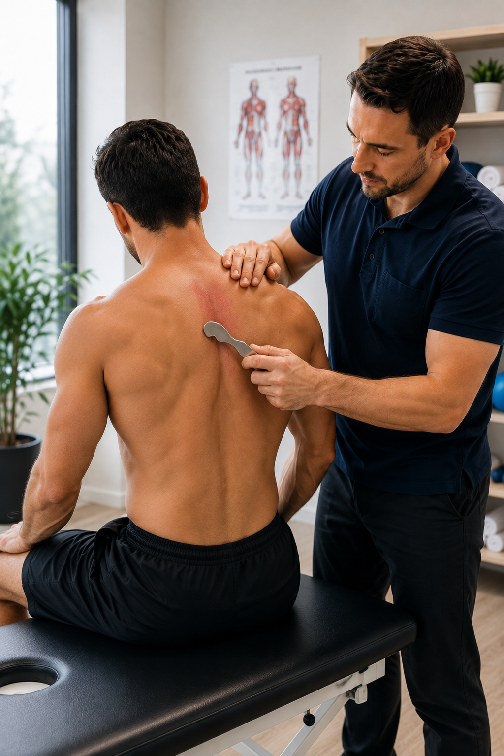 تحريك األنسجة الرخوة باستخدام األدوات (IASTM) 
